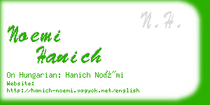 noemi hanich business card